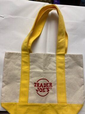 Trader Joe’s mini tote yellow